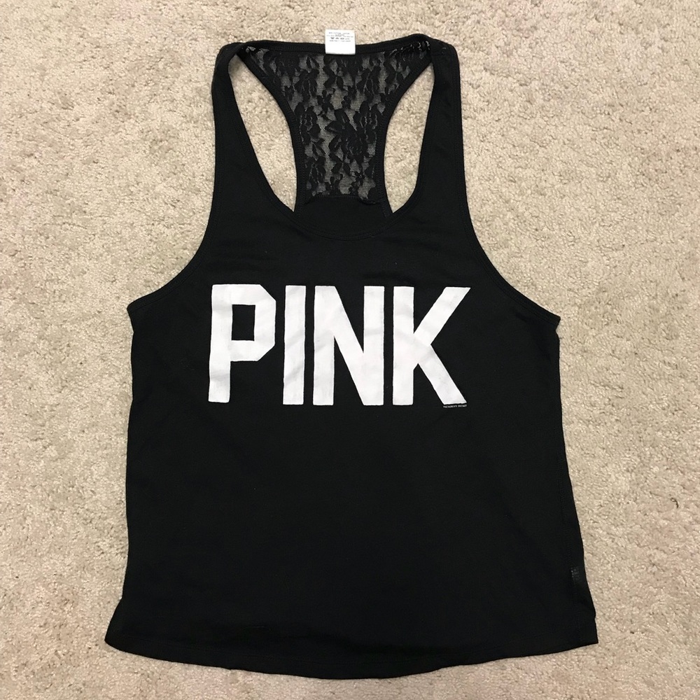 VS Pink Racerback Tank